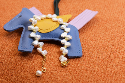 Natural pearl bracelet three piece set paired with smile bracelet and gold open hammer bracelet