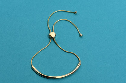 Natural Pearl Rice Bead Shaped Three Set  Smile Bracelet Gold Open Hammer Bracelet