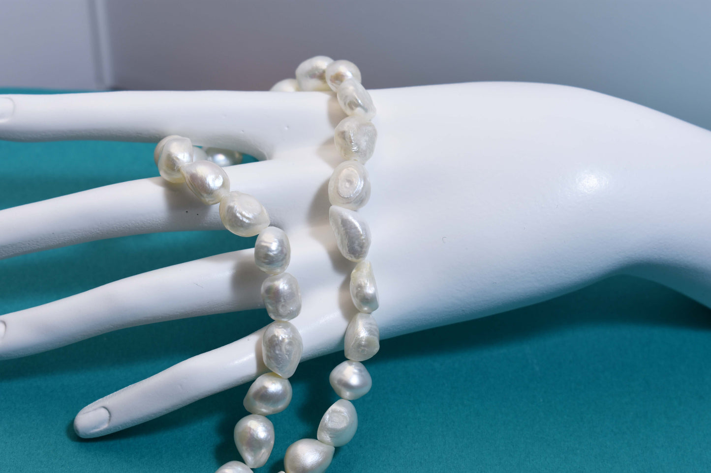 Natural Pearl Necklace Baroque Pearl Belt Extended Chain Length Adjustable Necklace