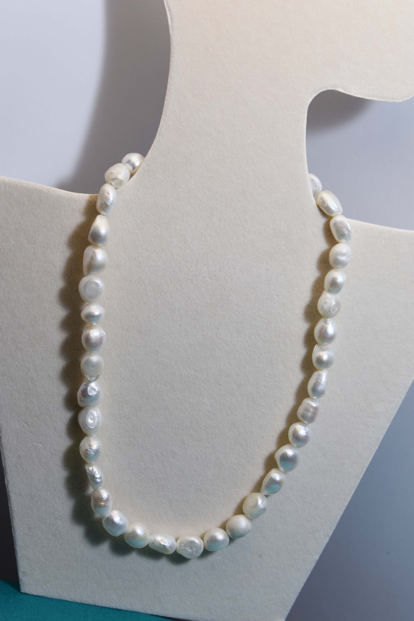 Natural Pearl Necklace Baroque Pearl Belt Extended Chain Length Adjustable Necklace