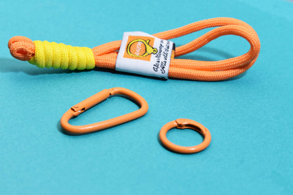 Little Pegasus bag pendant, woven rope double-layer chain nylon rope, pony tassel pearl keychain