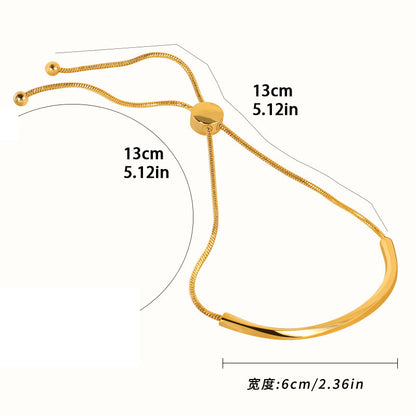 Natural Pearl Wheat Spike Style Three Set  Smile Bracelet Gold Open Hammer Bracelet